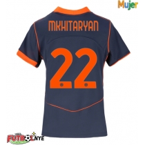 Camiseta Inter Milan Henrikh Mkhitaryan #22 Tercera Equipación para mujer 2025-26 manga corta